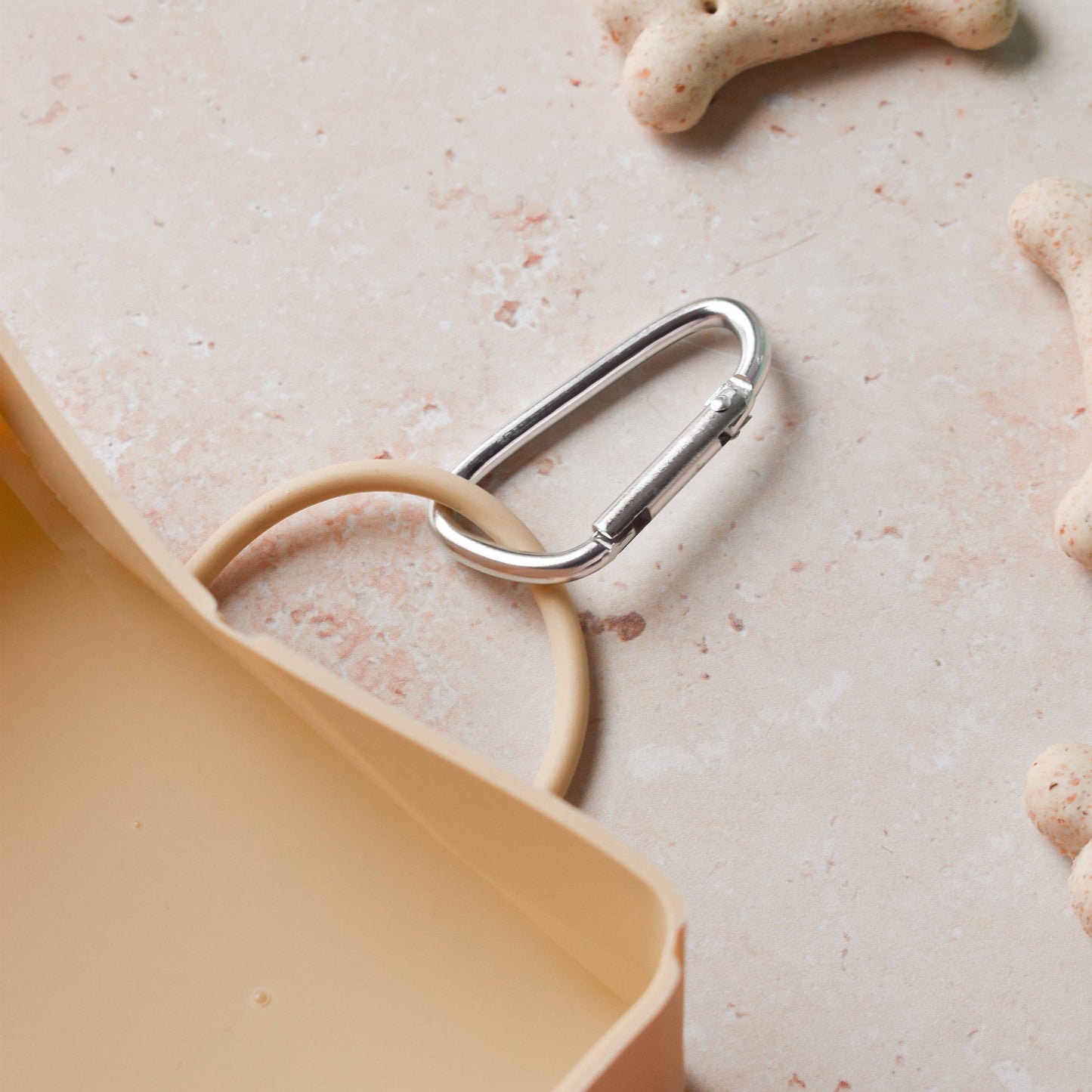 Bol de voyage pliable - Nude