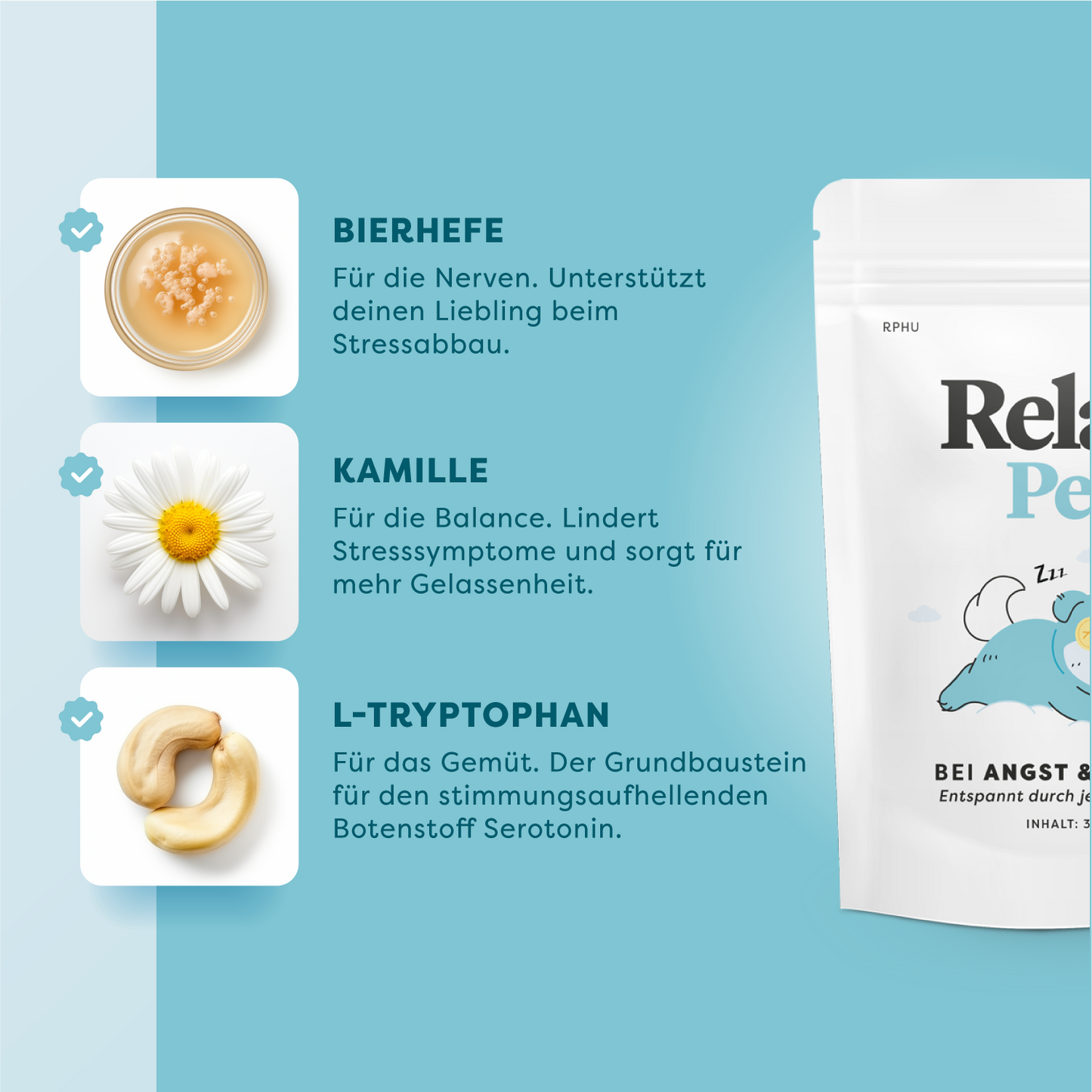 Relax Pet - poudre calmante à base de plantes