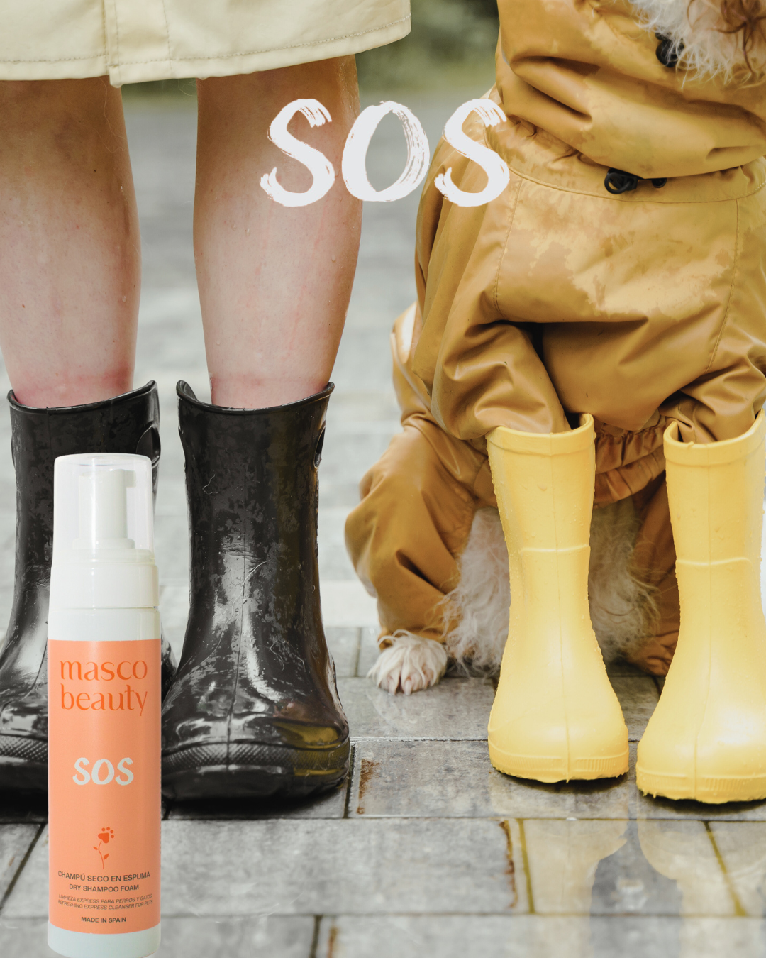 Shampoing moussant sec « SOS »