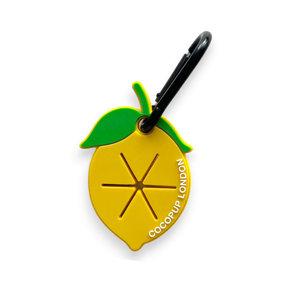 Accroche sac à déjection - Citron