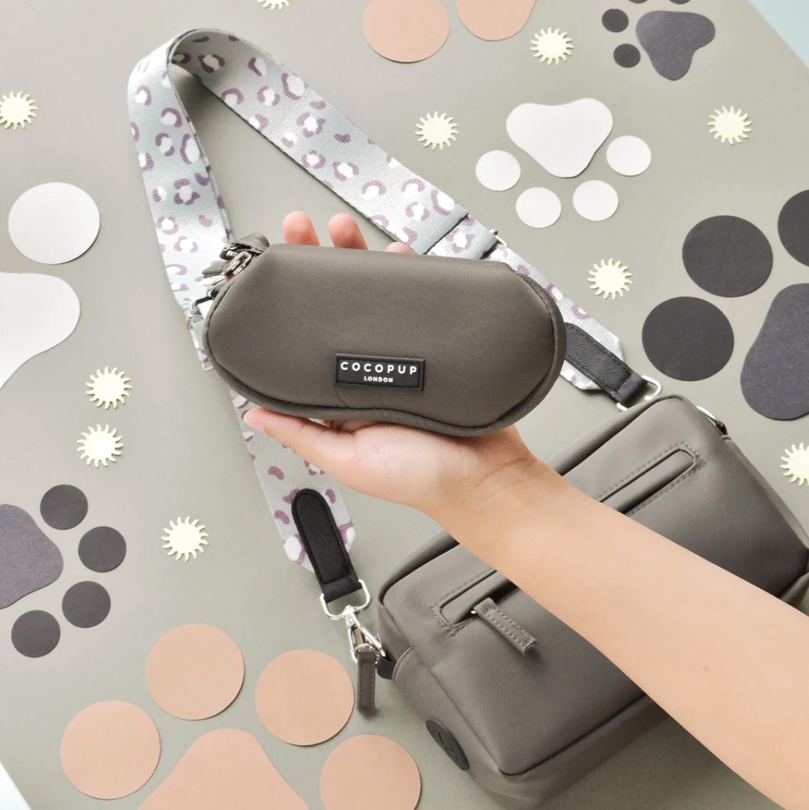 Étui à lunettes de soleil - Moka