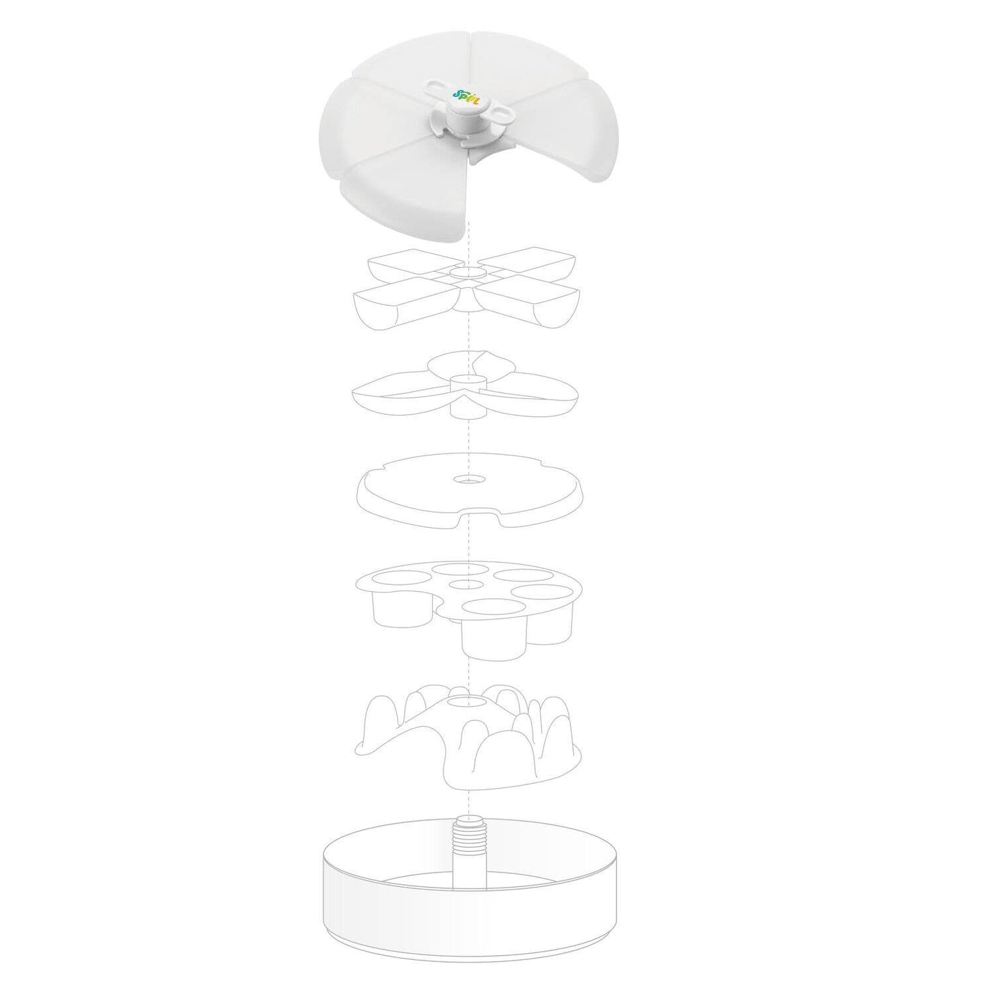 Jouet accessoires SPIN - Couvercle Twister